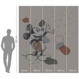 Komar Disney Fleece Muurafbeelding - Mickey Organic Shapes - Afmeting: 250 x 280 cm (breedte x hoogte) - Kinderbehang, behang, Kinderkamer, Behang - IADX5-045