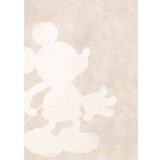 Komar Disney Fleece Muurafbeelding - Mickey Contour - Afmetingen: 200 x 280 cm (breedte x hoogte) - Mouse, Kinderbehang, Kinderbehang, Kinderkamer, Behang - IADX4-052