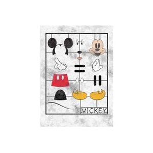 Disney Komar fleece fotobehang - Mickey Kit - afmetingen: 200 x 280 cm (breedte x hoogte) - muis, kinderbehang, kinderkamer, behang - IADX4-053