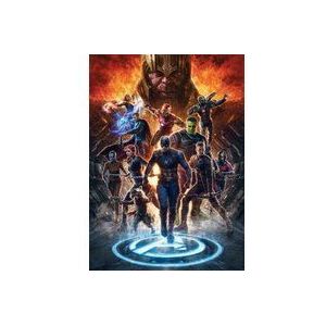 Komar Marvel Vlies fotobehang - Avengers vs Thanos - Grootte: 200 x 280 cm (breedte x hoogte) - kinderkamer, behang - IADX4-073