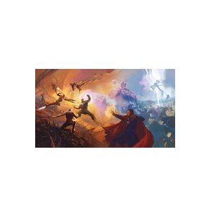 Komar Marvel Vlies fotobehang - Avengers Epic Battles Two Worlds - afmetingen: 500 x 280 cm (breedte x hoogte) - kinderkamer, behang, superhelden, oorlog - IADX10-076