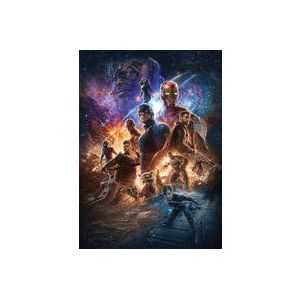 Komar Vlies fotobehang - Avengers Battle of Worlds - Afmetingen: 200 x 280 cm (breedte x hoogte) - kinderkamer, behang, universum - IADX4-078