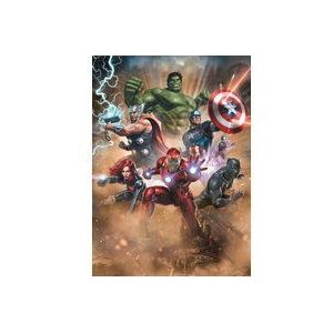 Komar Vlies fotobehang - Avengers Superpower - Afmetingen: 200 x 280 cm (breedte x hoogte) - Marvel, superheld, kinderkamer, behang - IADX4-079