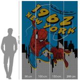 Komar Vlies fotobehang - Spider-Man 1962 - afmetingen: 200 x 280 cm (breedte x hoogte) - Marvel, kinderbehang, kinderkamer, behang - IADX4-081
