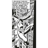 Komar Marvel Fleece Muurafbeelding - Spider-Man Classic Climb - Afmetingen: 100 x 200 cm (breedte x hoogte) - Comic, NY, kinderkamer, behang - IADX2-085
