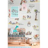 Disney fotobehang WINNIE PUUH - afmetingen 200 x 280 cm, kinderkamer, babykamer, decoratie, behang