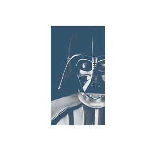 Komar Fleece Muurafbeelding Star Wars Classic Icons Vader | Maat: 150 x 280 cm (breedte x hoogte), baanbreedte 50 cm | Behang, Wandbekleding, Kinderkamer | DX3-045, zwart, wit