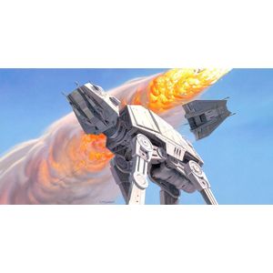 Komar vliesbehang Star Wars Classic RMQ Hoth Battle AT | Afmetingen: 500 x 250 cm (breedte x hoogte), baanbreedte 50 cm | behang, muurfoto, decoratie, kinderkamer, | DX10-053, kleurrijk