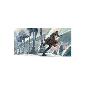 Komar vliesbehang Star Wars Classic RMQ Hoth Battle Ground | Afmetingen: 500 x 250 cm (breedte x hoogte), baanbreedte 50 cm | behang, muurfoto, decoratie, kinderkamer, | DX10-054, kleurrijk