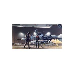 Komar Fleece Muurafbeelding Star Wars Classic RMQ Yavin Hangar | Maat: 500 x 250 cm (breedte x hoogte), baanbreedte 50 cm | Behanging, Wandbekleding, Kinderkamer, DX10-069, kleurrijk