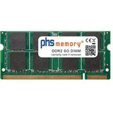 PHS-memory 4GB RAM-geheugen voor Dell Inspiron 1720 DDR2 SO DIMM 800MHz (Dell Inspiron 1720, 1 x 4GB), RAM Modelspecifiek