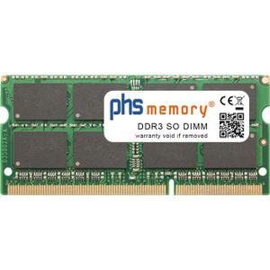PHS-memory 8GB RAM-geheugen voor Panasonic ToughBook CF-53 MK2 DDR3 SO DIMM 1600MHz (Panasonic ToughBook CF-53 MK2, 1 x 8GB), RAM Modelspecifiek
