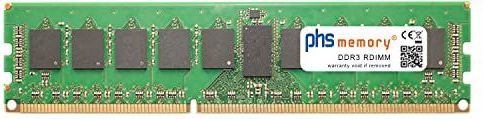 PHS-memory 8 GB RAM-geheugen geschikt voor Supermicro X9SRD-F DDR3 RDIMM 1600MHz PC3-12800R