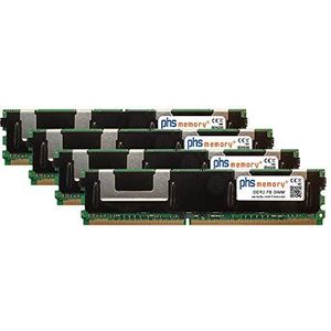 32GB (4x8GB) Kit RAM geheugen geschikt voor Dell PowerEdge 2950 II DDR2 FB DIMM 667MHz PC2-5300F