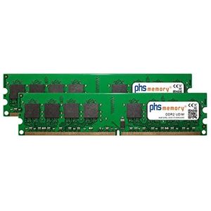 4GB (2x2GB) Kit RAM geheugen geschikt voor MSI SLI-F K9N4 DDR2 UDIMM 800MHz PC2-6400U