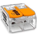 WAGO - 221-612 - Compacte Doorgangsklem - Transparant - Inhoud 50 Stuks