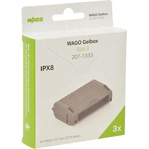 WAGO® Gelbox Voor Lasklemmen Max. 4mm² Maat 3 - 207-1333 - 3 Stuks In Blister