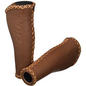 XLC Leren  Handvaten fiets - 135mm - Bruin - GR-S29