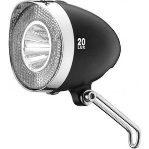 XLC Koplamp fiets Retro - LED - Batterij - 20 Lux