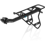 XLC RP-R12 Bagagedrager - Carry More - Aluminium - Zwart