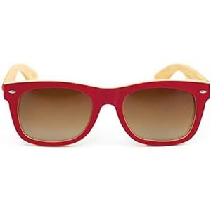 Melon Unisex zonnebril voor volwassenen 2017420114, rood/bruin, 1, Rood/Bruin