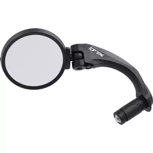 XLC MR-K17 Fietsspiegel – 3D Verstelbaar, 360° Draaibaar, Roestvrij Staal, Inklapbaar, Met Reflector, Voor Stuurmontage