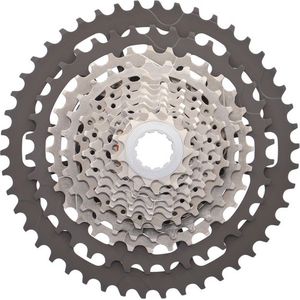 XLC 11 Speed Cassette - Shimano 11-46T - Staal - Zilver/Zwart