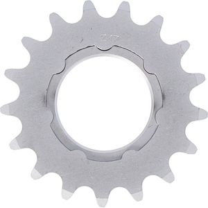 XLC kettingwiel SSS02 baan met ring 1/8 17T staal zilver