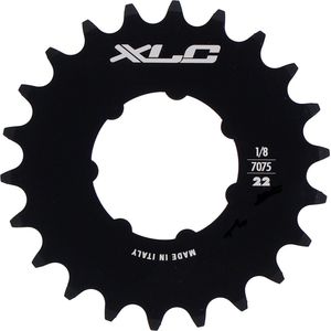 XLC kettingwiel SSS03 baan met ring 1/8 22T staal zwart