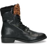 s.Oliver 25107-23/001 dames veterboots gekleed