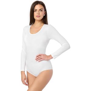 Merry Style - MS-KS-BD900 - Bodysuit - Wit - Katoen - Lange Mouwen