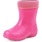 Ladeheid - LA-KL-050 - Kinder Regenlaarzen - Roze - Rubber - met Binnenschoen