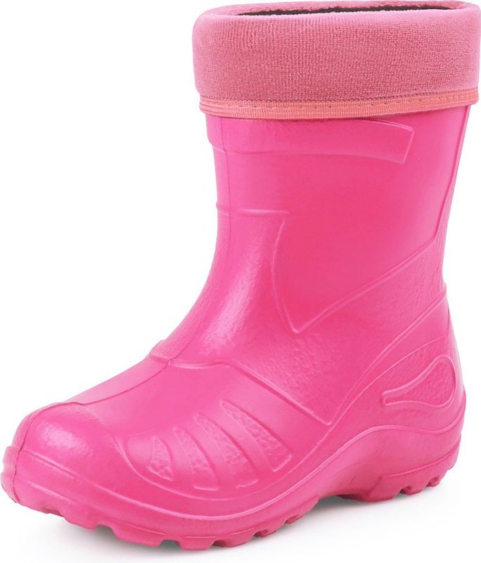 Ladeheid - LA-KL-050 - Kinder Regenlaarzen - Roze - Rubber - met Binnenschoen