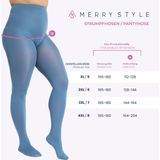 Merry Style - MS-GB-162 - Dames Panty - Donkerblauw - 60 DEN - Plus Size - XXL