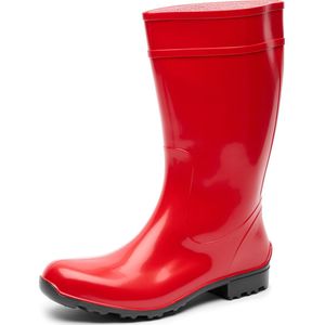 Ladeheid - LA-LMG-967-Ilse Dames Regenlaarzen - Zwart - Rubber - Waterdicht