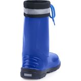 Ladeheid - LA-LMG-972-Kim - Kinder Regenlaarzen - Blauw Zwart - Hoog met Veters - Waterdicht