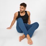 Pyjamabroek - Katoen - Blauw - Heren