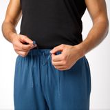 Pyjamabroek - Katoen - Blauw - Heren