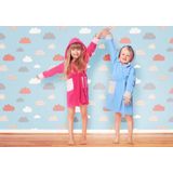 Ladeheid Kinderen Badjas met Capuchon - Wasmachine bestendig - Katoen - Badstof - LA-LA40-103-DG - Fuchsia/Hellrosa (M12/P15) - 98-104