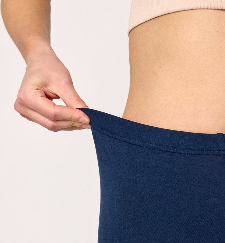 Merry Style - MS10-145 - Legging - Marineblauw - Viscose met Elasthaan, Ademend, Brede Tailleband