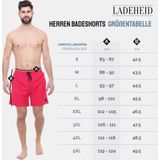 Ladeheid LA-LA40-128-SWS Heren Zwembroek - Zwemshorts - met zijzakken en achterzak - sneldrogend - met binnenslip van mesh - Koordsluiting - Polyester - Grijs - S