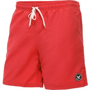 Ladeheid LA-LA40-129-SWS Heren Zwembroek - Zwemshorts - met zijzakken - sneldrogend - met binnenslip van mesh - Koordsluiting - Polyester - Rood - S
