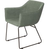 SIT Möbel Tom Tailor Fauteuil Set van 2 | bekleed, celadon| grijs | B 56 x D 61 x H 82 cm | 02439-26 | Serie SIT&CHAIRS - meerkleurig Multi-materiaal 02439-26