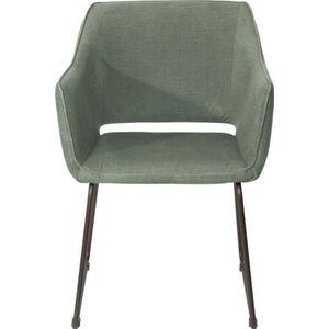 SIT Möbel Tom Tailor Fauteuil Set van 2 | bekleed, celadon| grijs | B 56 x D 61 x H 82 cm | 02439-26 | Serie SIT&CHAIRS - meerkleurig Multi-materiaal 02439-26