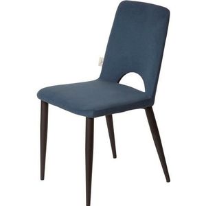 SIT Möbel Tom Tailor Fauteuil Set van 2 | gestoffeerd| blue | B 56 x D 48 x H 86 cm | 02440-13| Serie SIT & CHAIRS - meerkleurig Multi-materiaal 02440-13