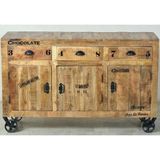 SIT Sideboard »Rustic«, im Factory Design, Breite 140 cm, Shabby Chic, Vintage