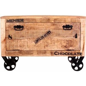 SIT Möbel - RUSTIC - Schoenenkast - Natuurlijk Mangohout - Compact Design