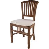Sit Möbel Zitkussen voor stoelen stof beige L/B/H: 50/47/4 cm