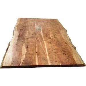 SIT Möbel Tafelblad massief acacia | L 200 x B 100 x H 3,6 cm | naturel | 07176-01 | Serie TOPS & TABLES - bruin Multi-materiaal 07176-01