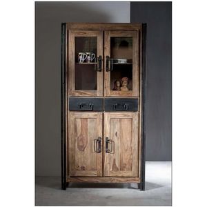 Buffetkast sheesham hout - 90x40x180cm.